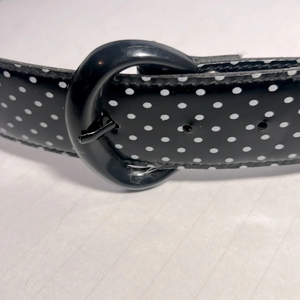 Belt polka dots 1950 style. Vintage